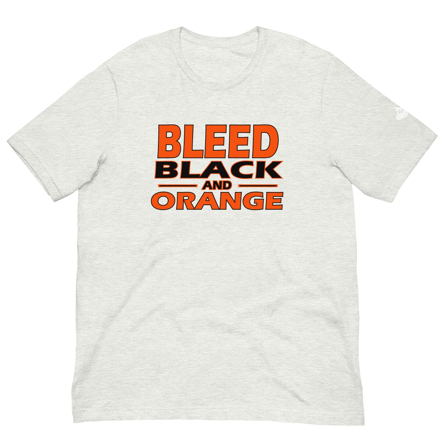 Bleed Black & Orange  Unisex t-shirt