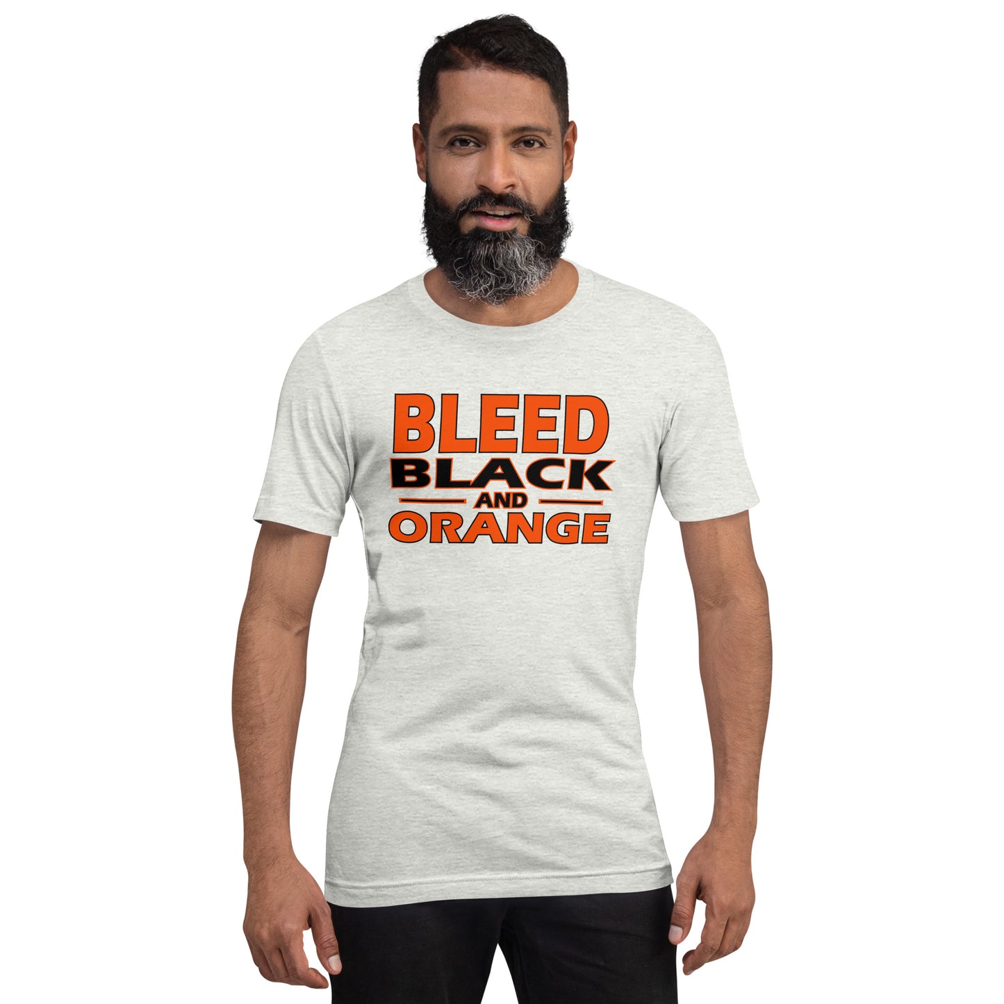 Bleed Black & Orange  Unisex t-shirt