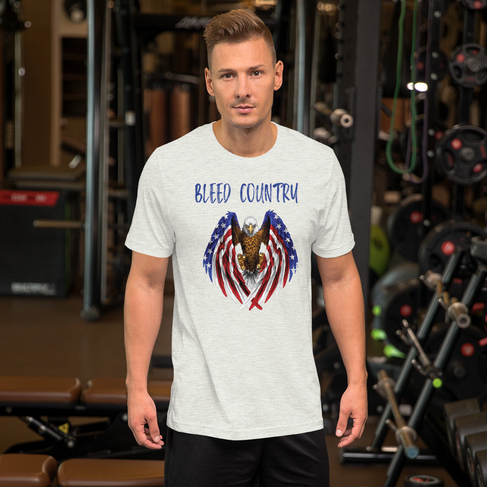 Bleed Skeleton Eagle Unisex t-shirt