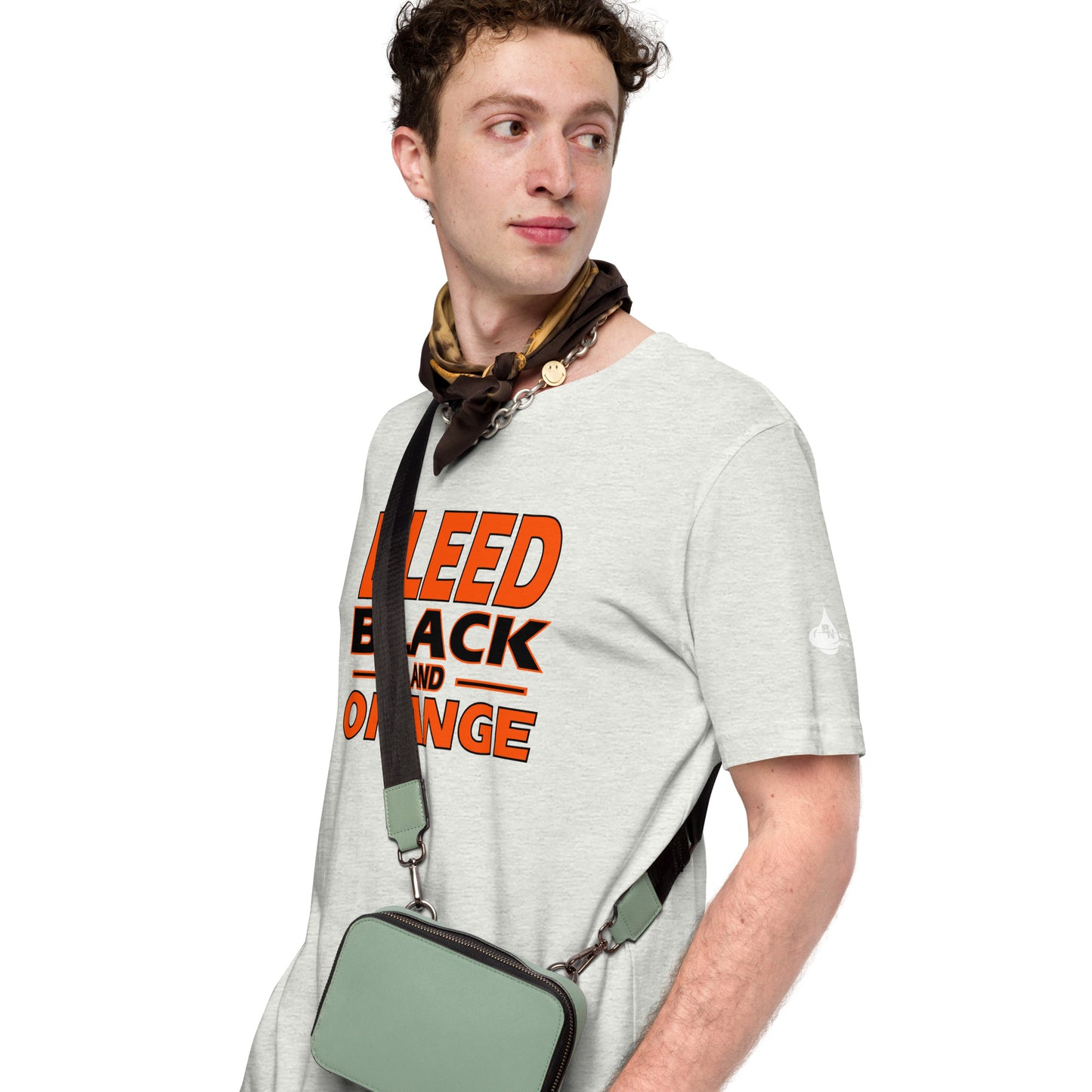 Bleed Black & Orange  Unisex t-shirt