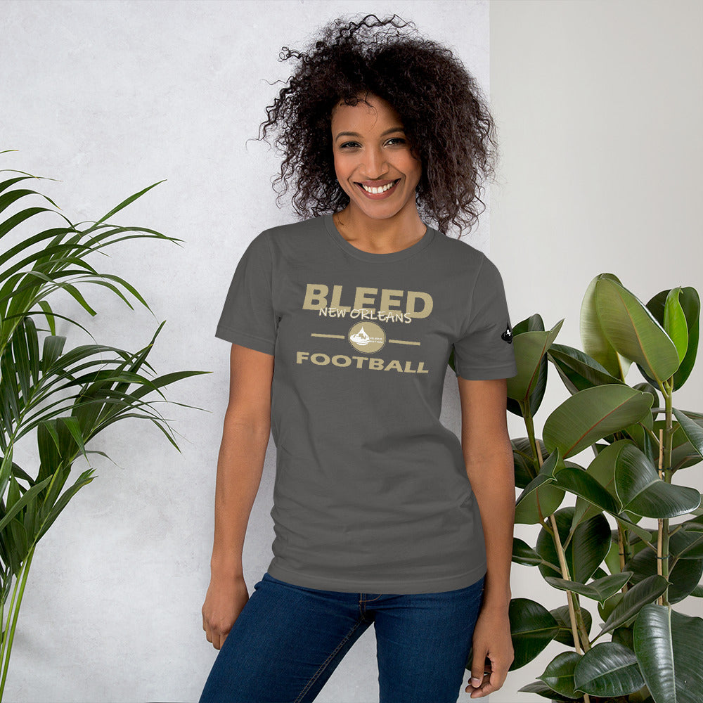 Bleed New Orleans Football Unisex t-shirt