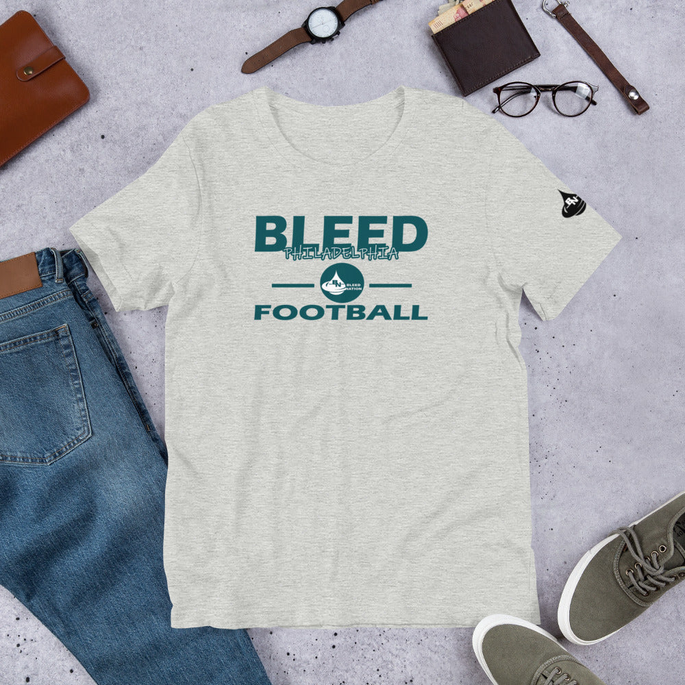 Bleed Philadelphia Football Unisex t-shirt