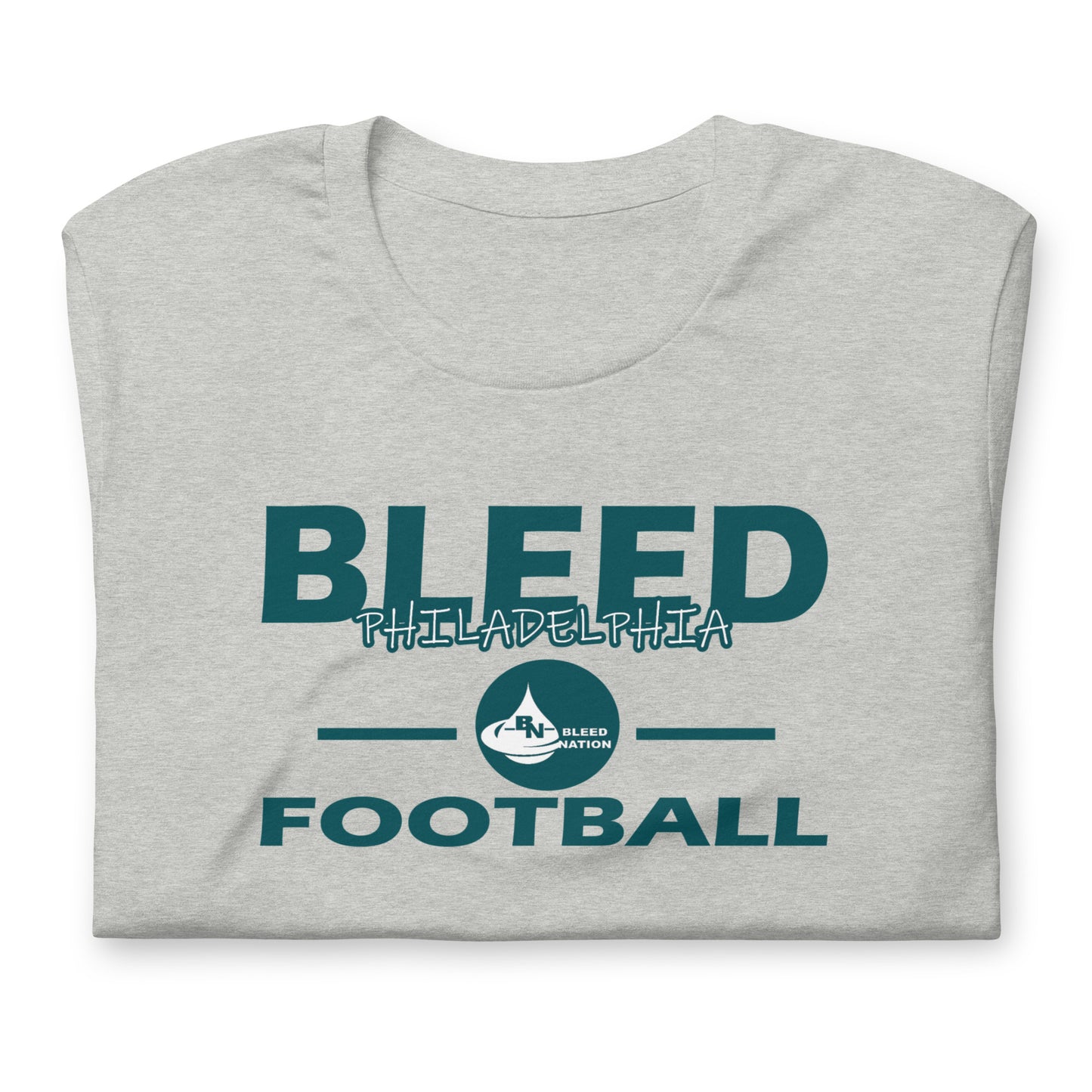 Bleed Philadelphia Football Unisex t-shirt