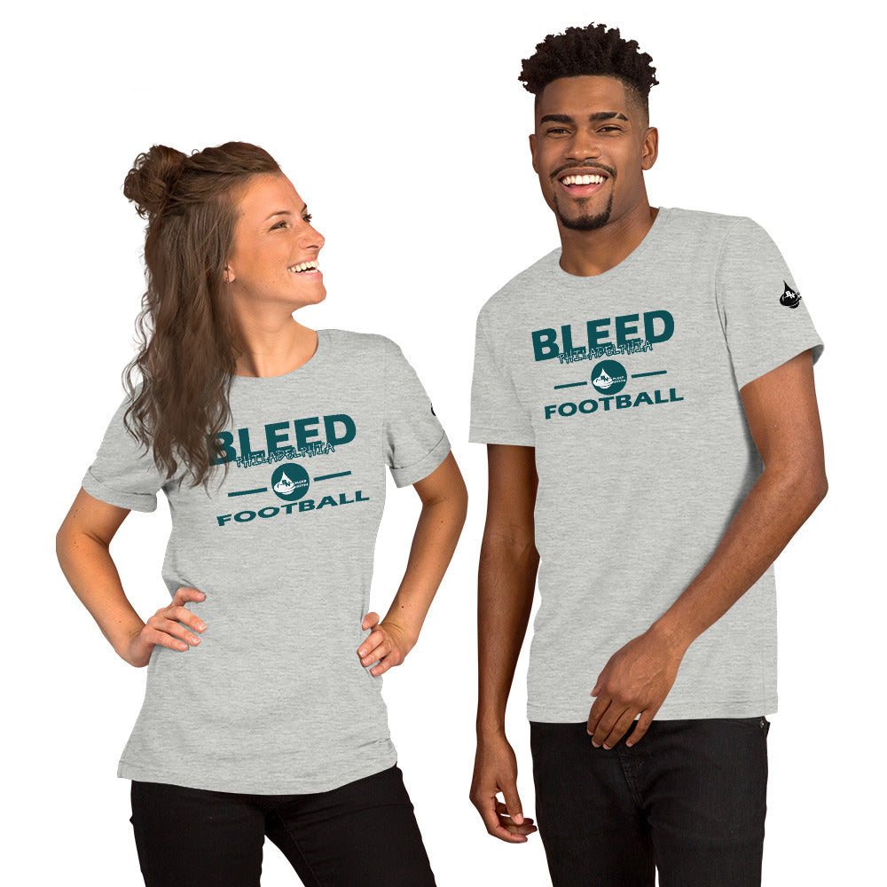 Bleed Philadelphia Football Unisex t-shirt