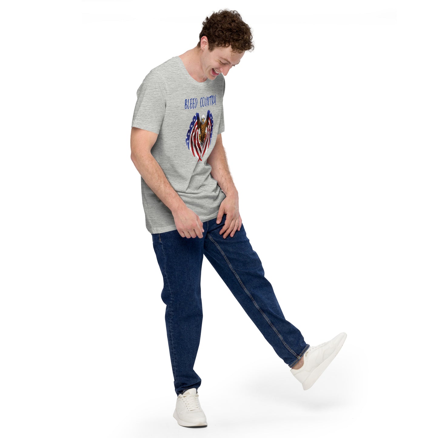 Bleed Skeleton Eagle Unisex t-shirt