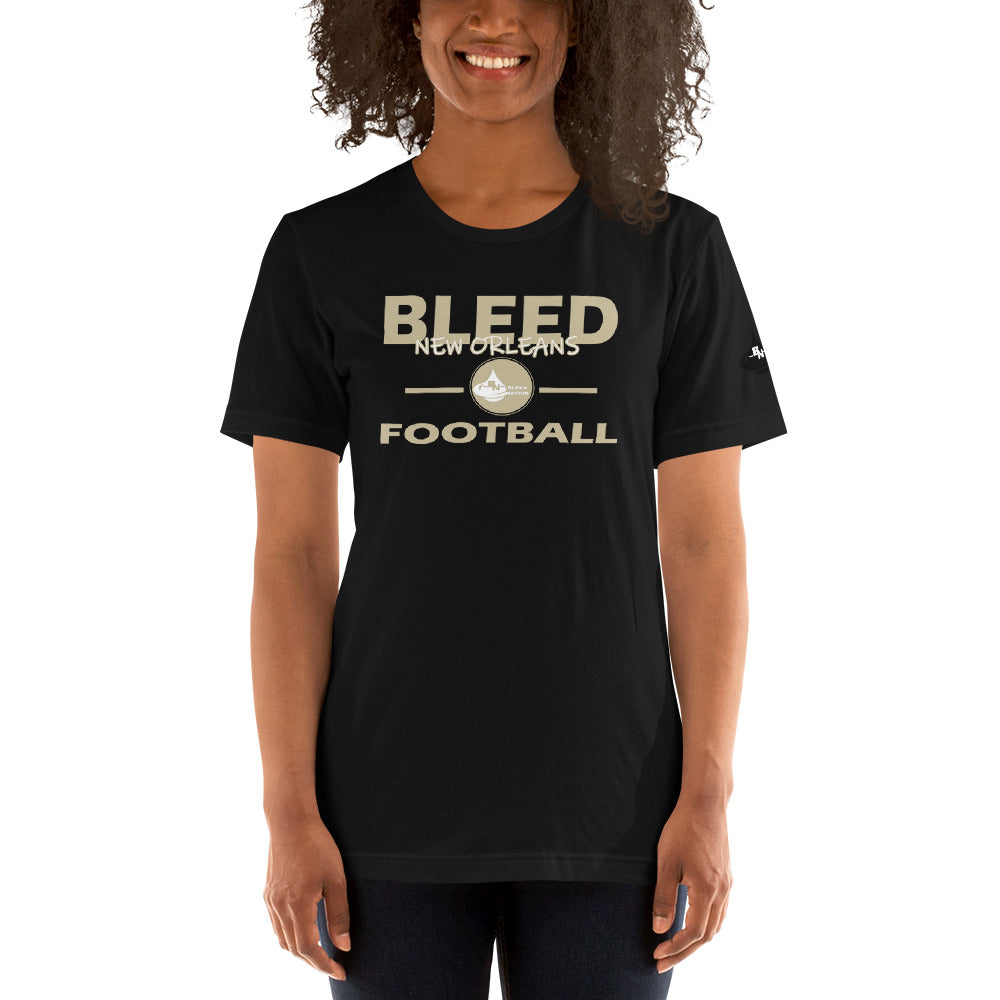 Bleed New Orleans Football Unisex t-shirt