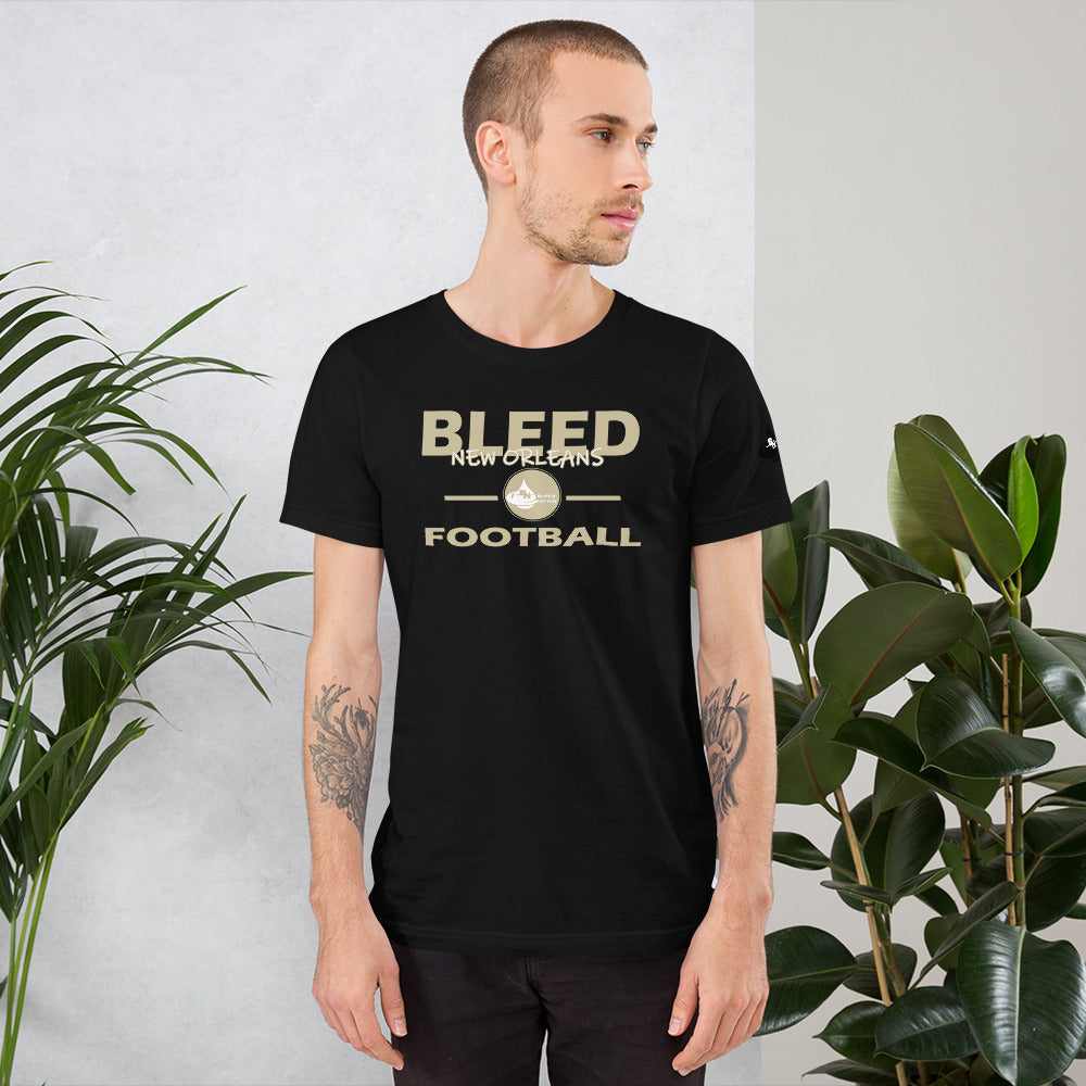 Bleed New Orleans Football Unisex t-shirt