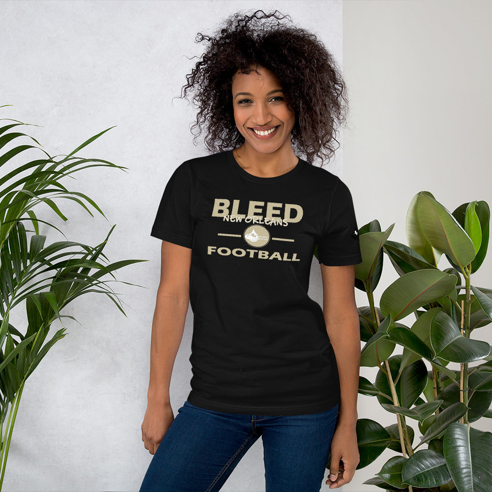 Bleed New Orleans Football Unisex t-shirt