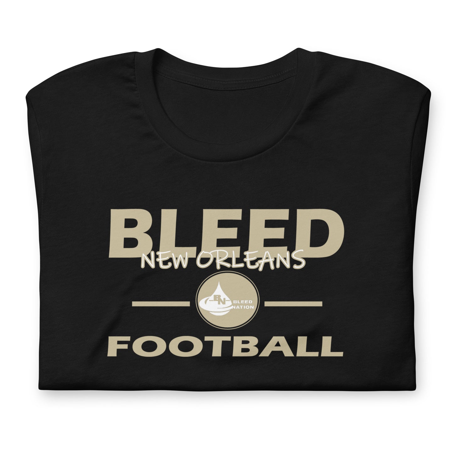 Bleed New Orleans Football Unisex t-shirt