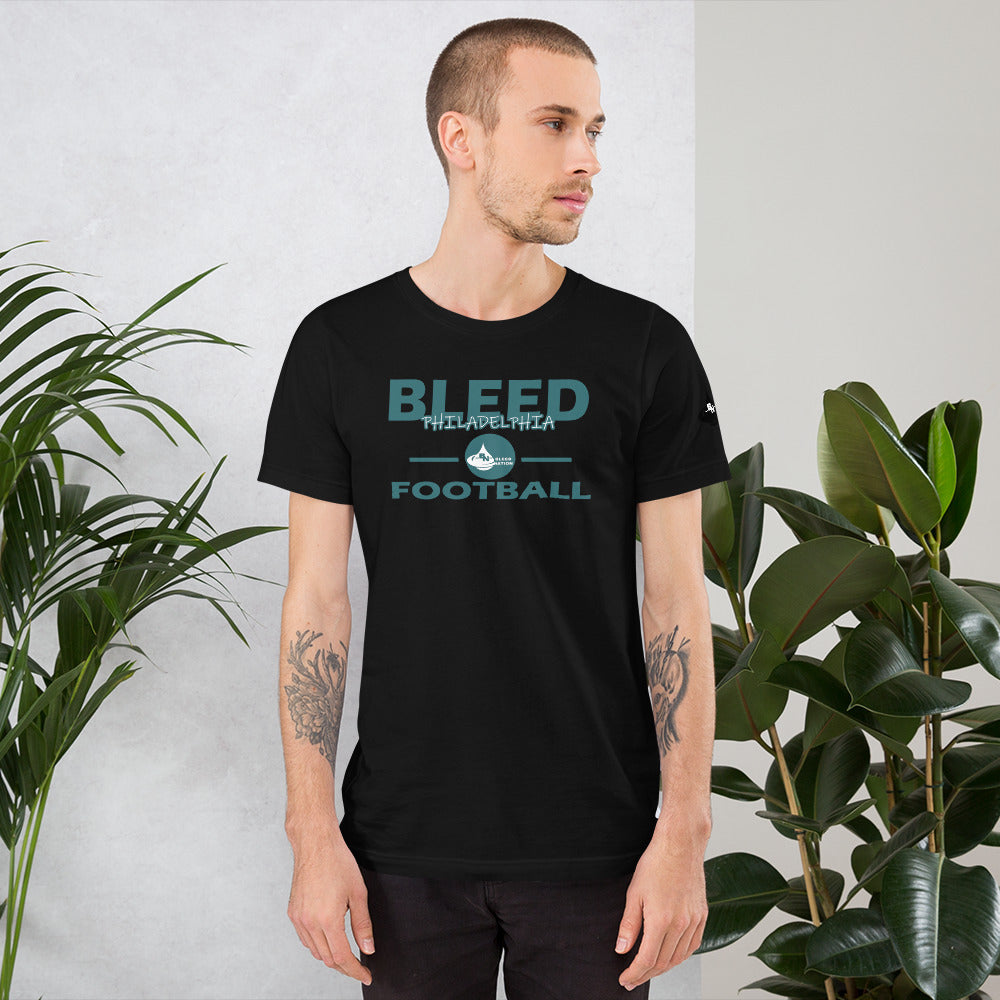 Bleed Philadelphia Football Unisex t-shirt