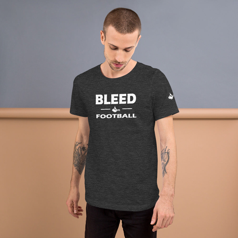 Best Unisex High Quality Short Sleeve Bleed Football Printed T-shirt