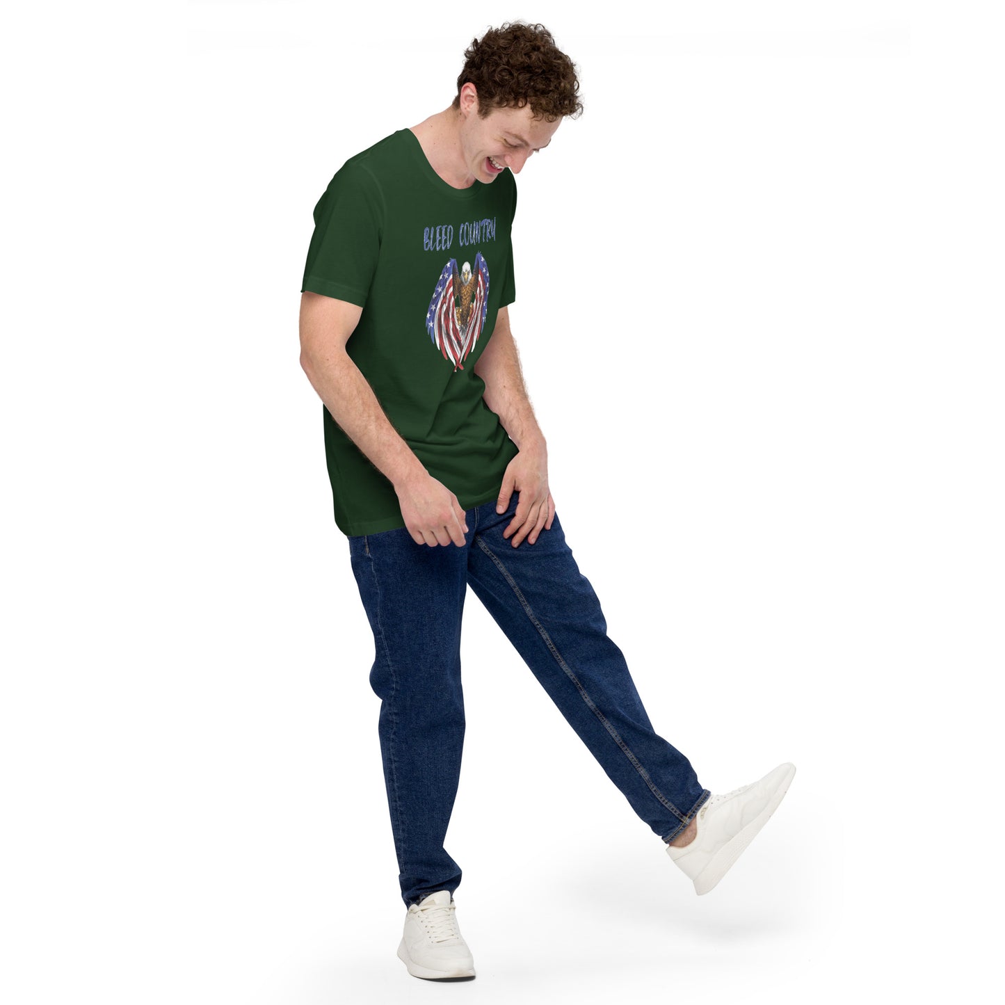 Bleed Skeleton Eagle Unisex t-shirt