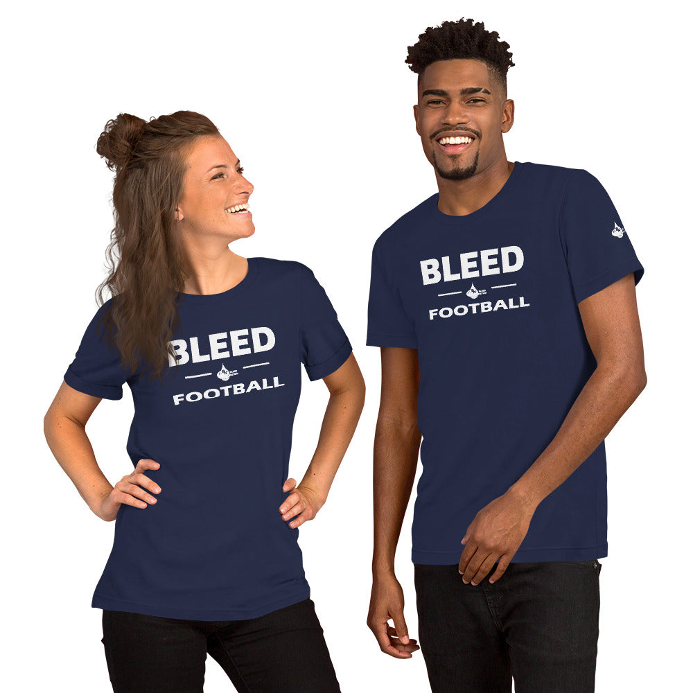 Best Unisex High Quality Short Sleeve Bleed Football Printed T-shirt