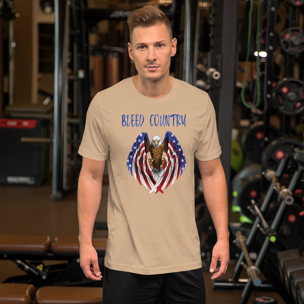 Bleed Skeleton Eagle Unisex t-shirt