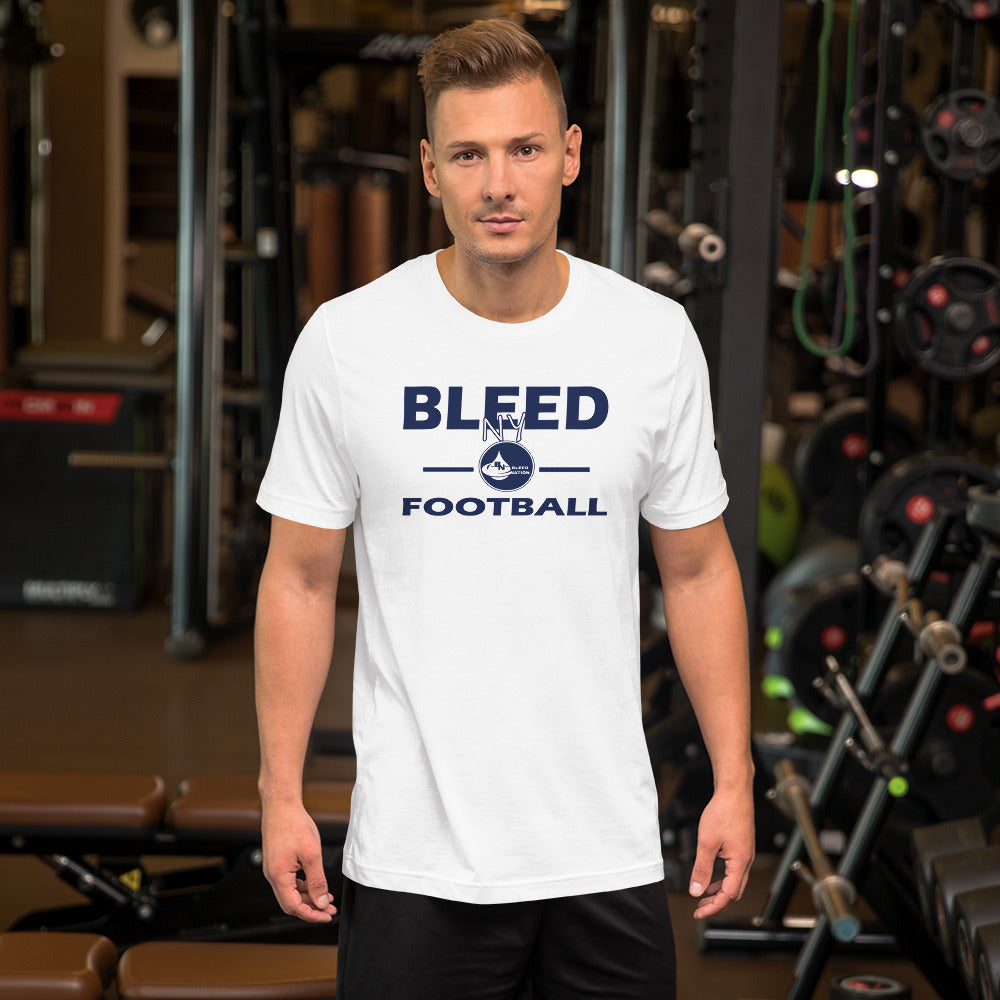 Bleed NY Football Unisex t-shirt