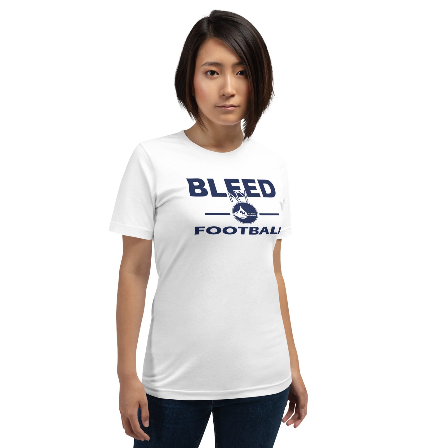 Bleed NY Football Unisex t-shirt