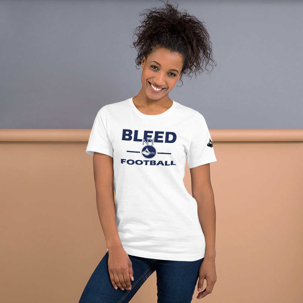 Bleed NY Football Unisex t-shirt