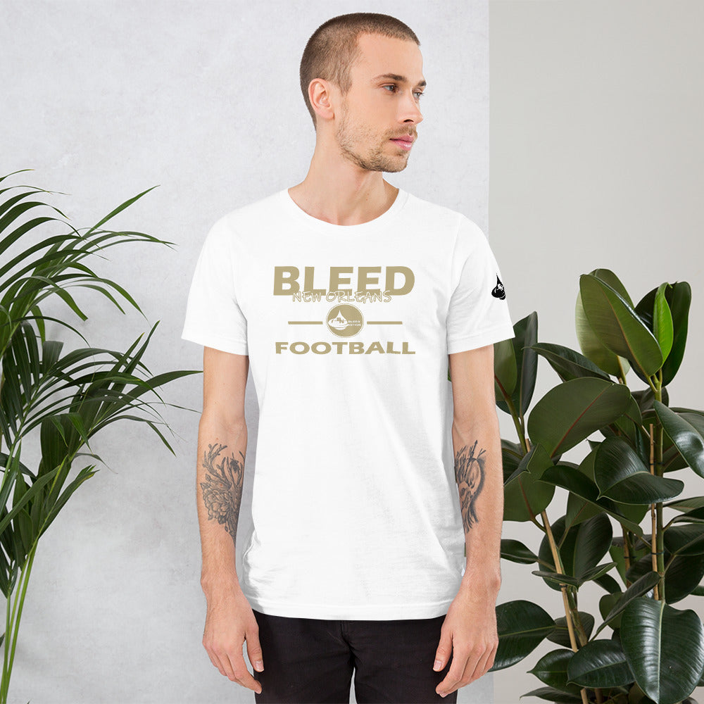Bleed New Orleans Football Unisex t-shirt