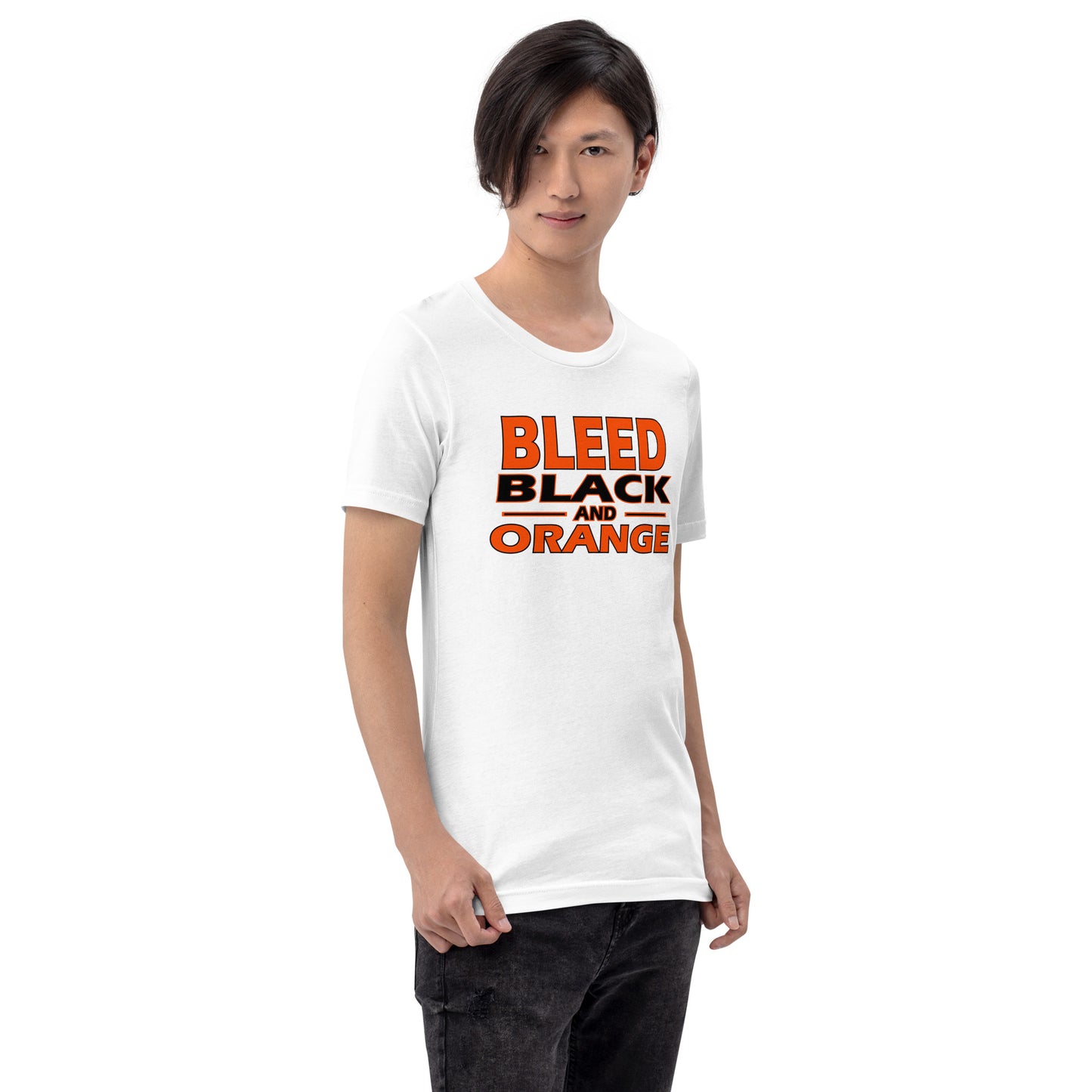 Bleed Black & Orange  Unisex t-shirt