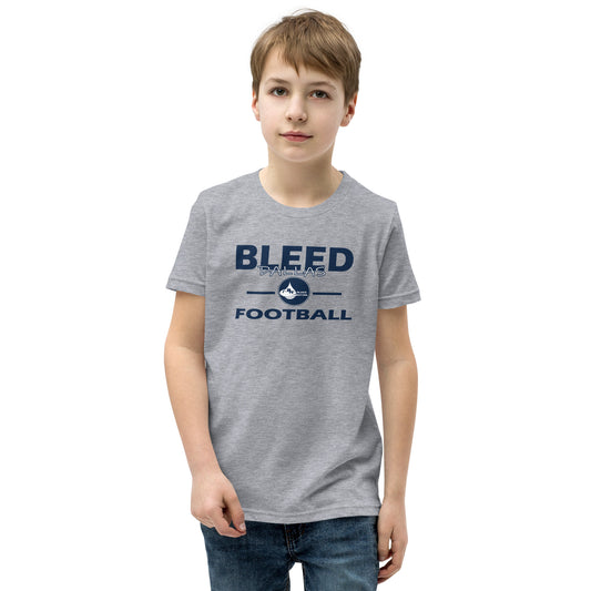 Bleed Dallas Football Youth Short Sleeve T-Shirt