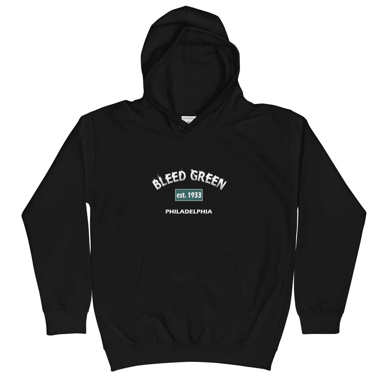 Bleed Green Est. 1933 Kids Hoodie