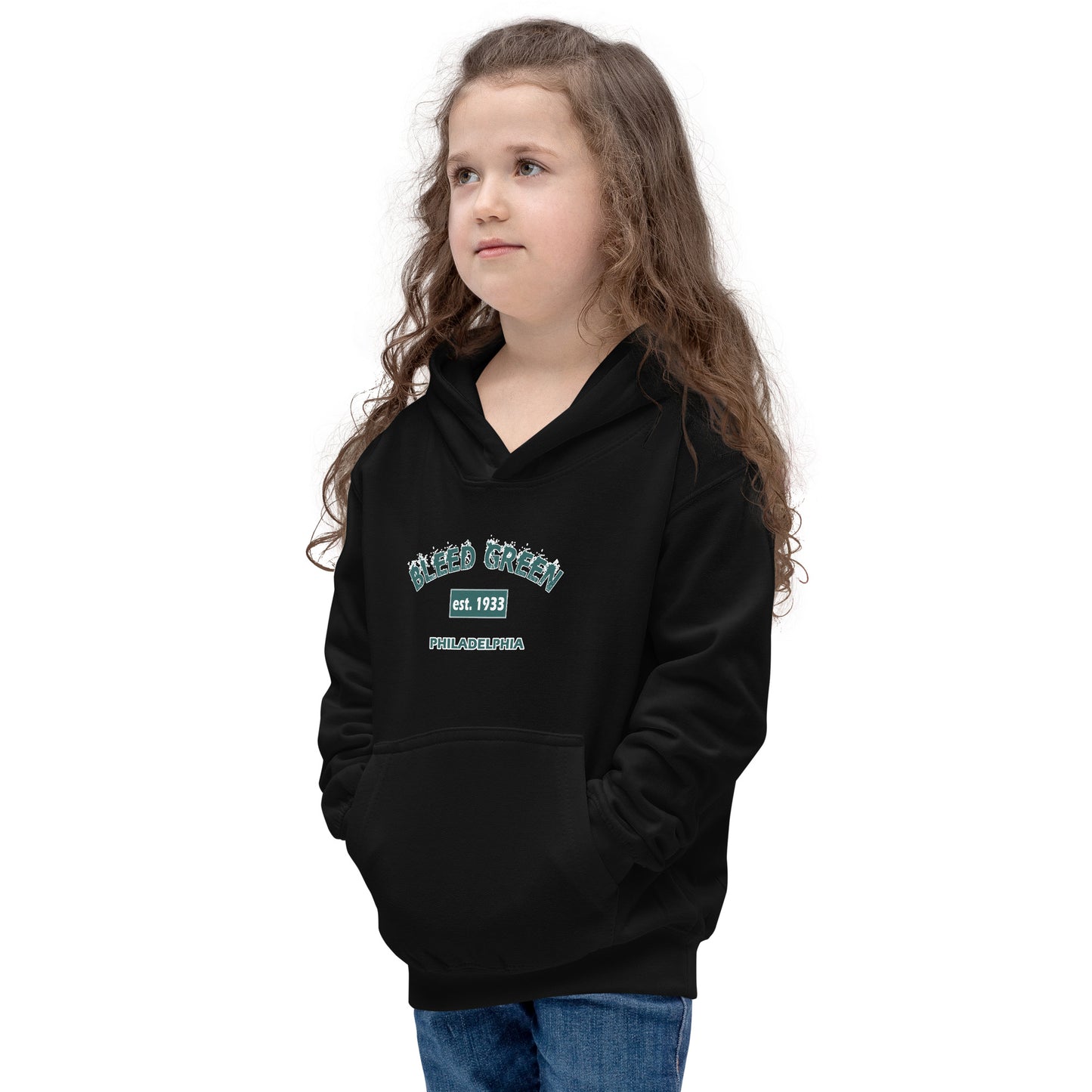 Bleed Green Est. 1933 Kids Hoodie