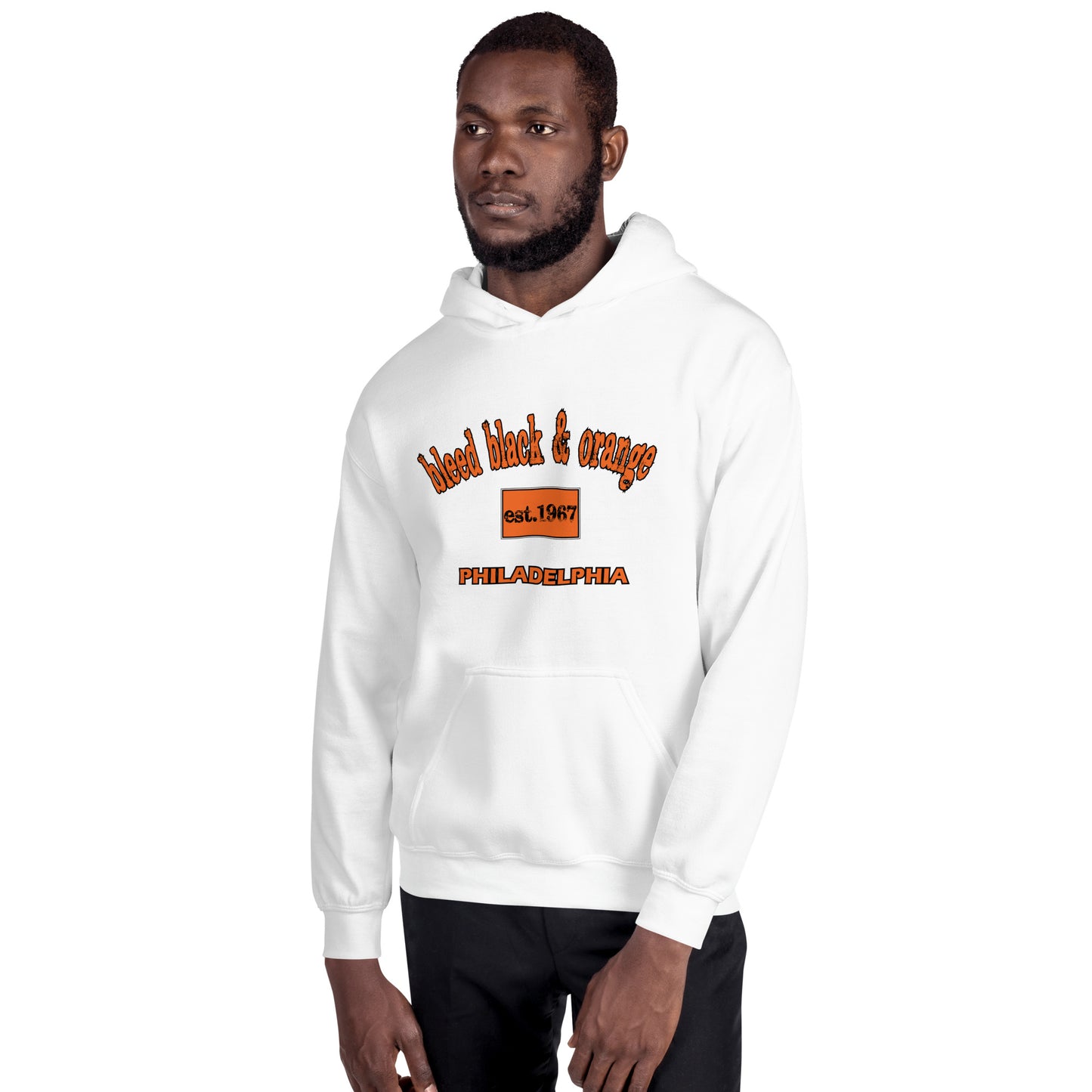 Bleed Black & Orange Unisex Hoodie