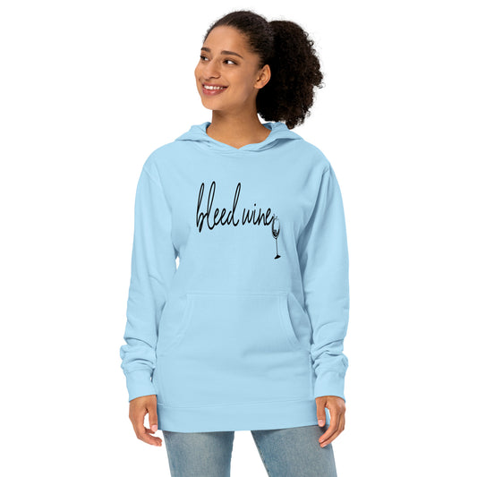 Bleed Wine Unisex midweight hoodie