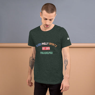 Bleed Philly Sports Unisex t-shirt