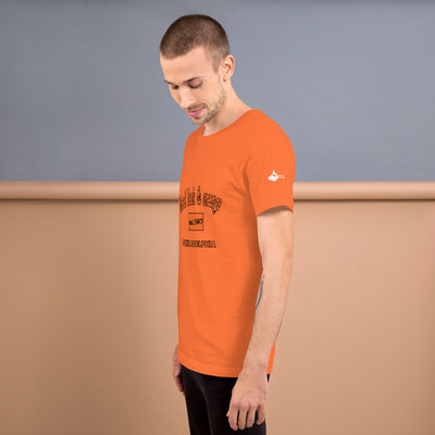 Bleed Black & Orange Unisex t-shirt