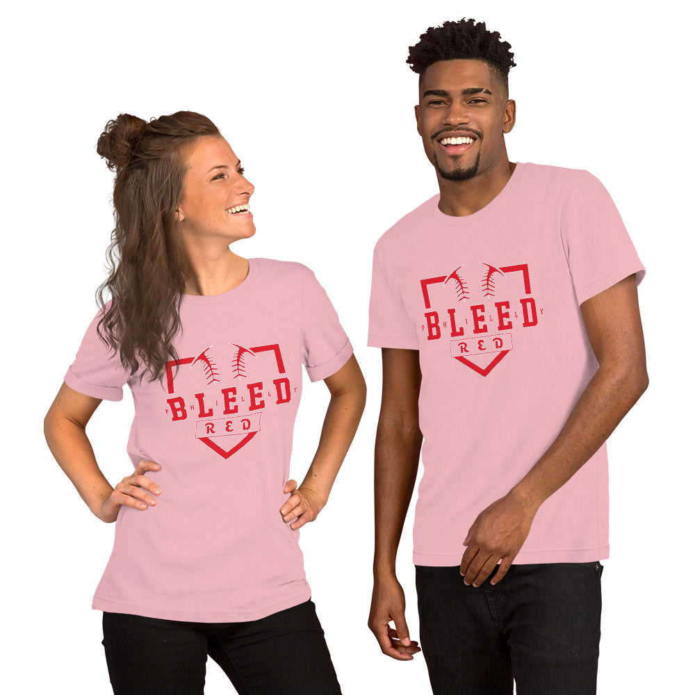 Bleed Red Unisex t-shirt