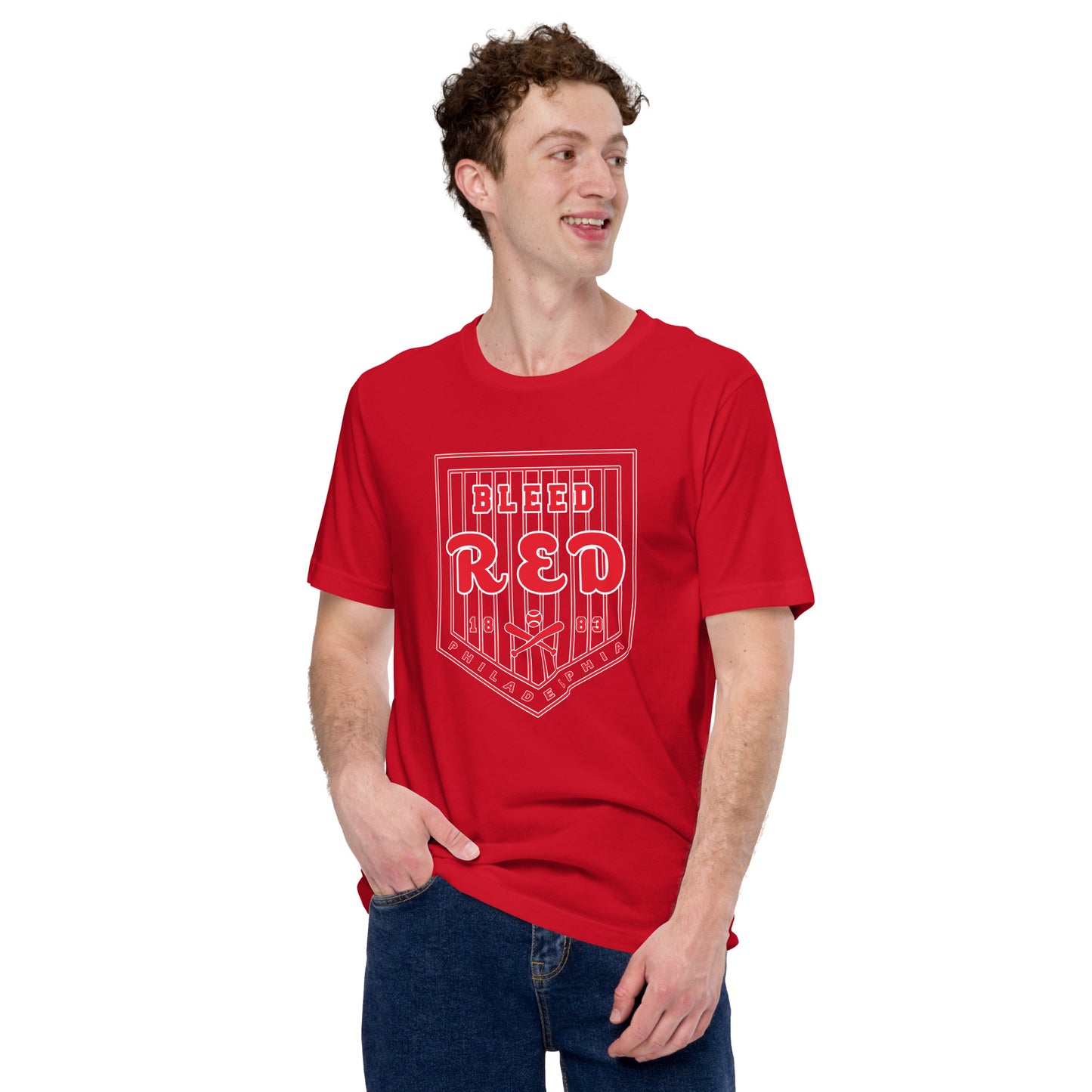 Bleed Red Unisex t-shirt