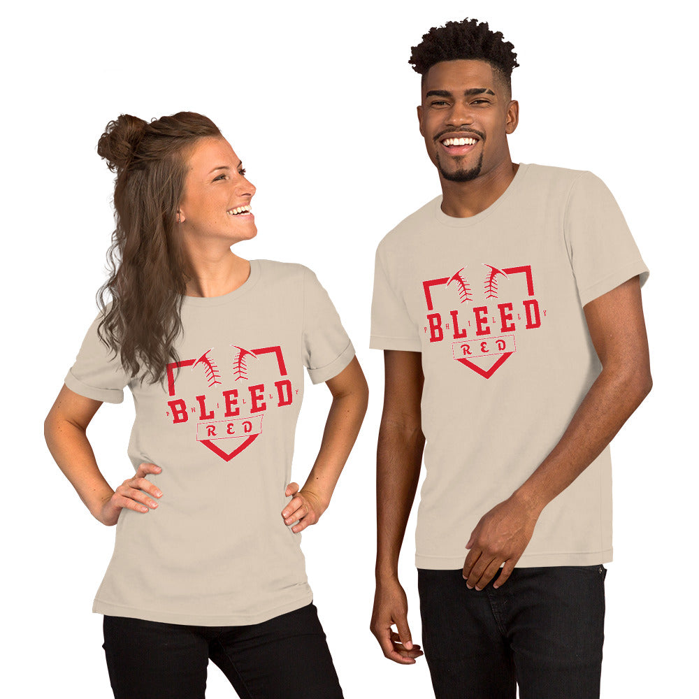 Bleed Red Unisex t-shirt