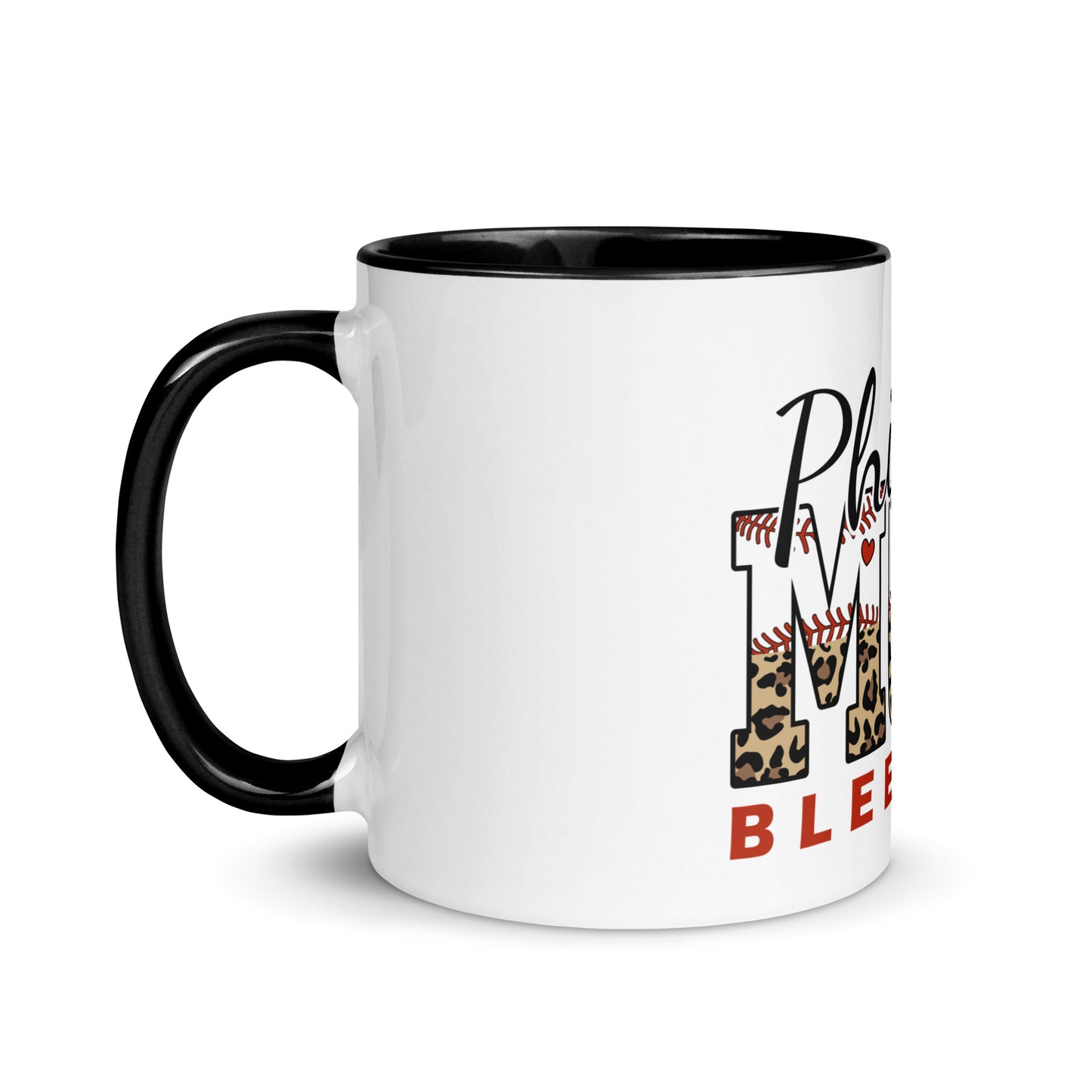 Philly Mom Bleed Red Mug with Color Inside