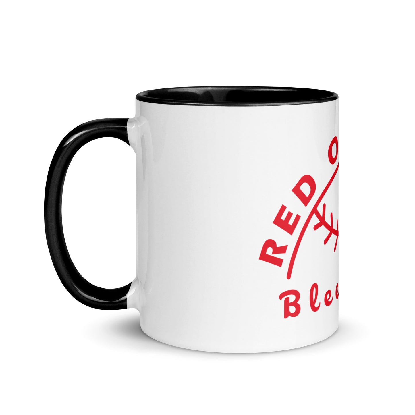 Red October Bleed Red Mug with Color Inside