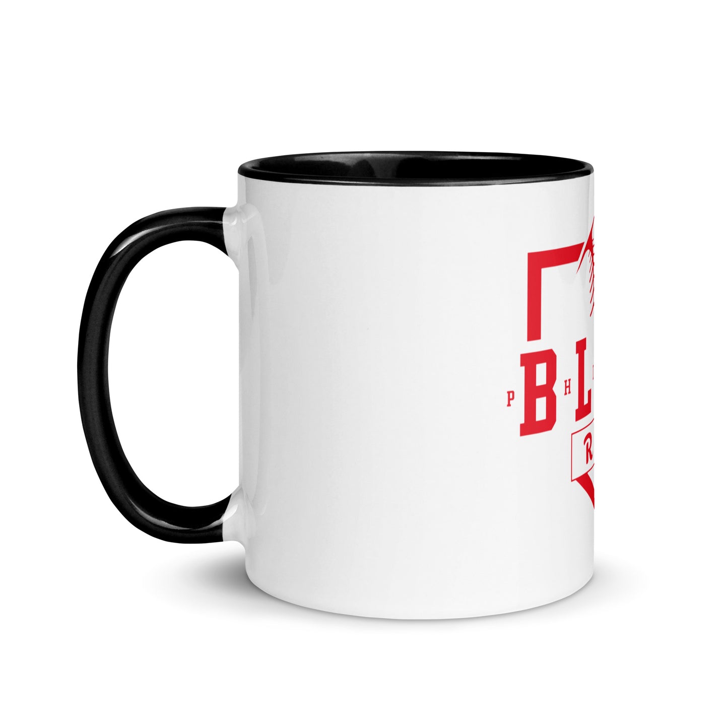 Bleed Red Mug with Color Inside