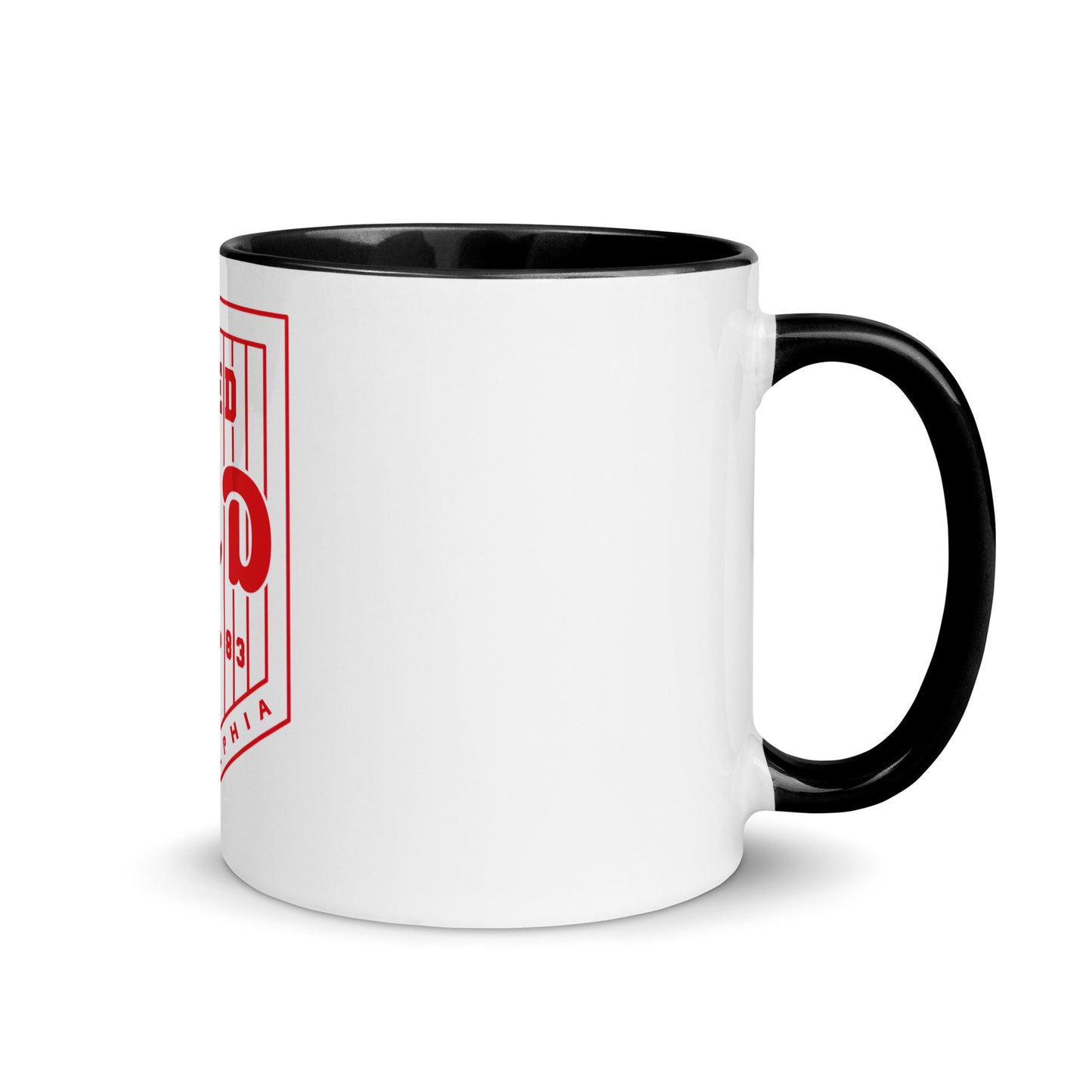 Bleed Red Mug with Color Inside