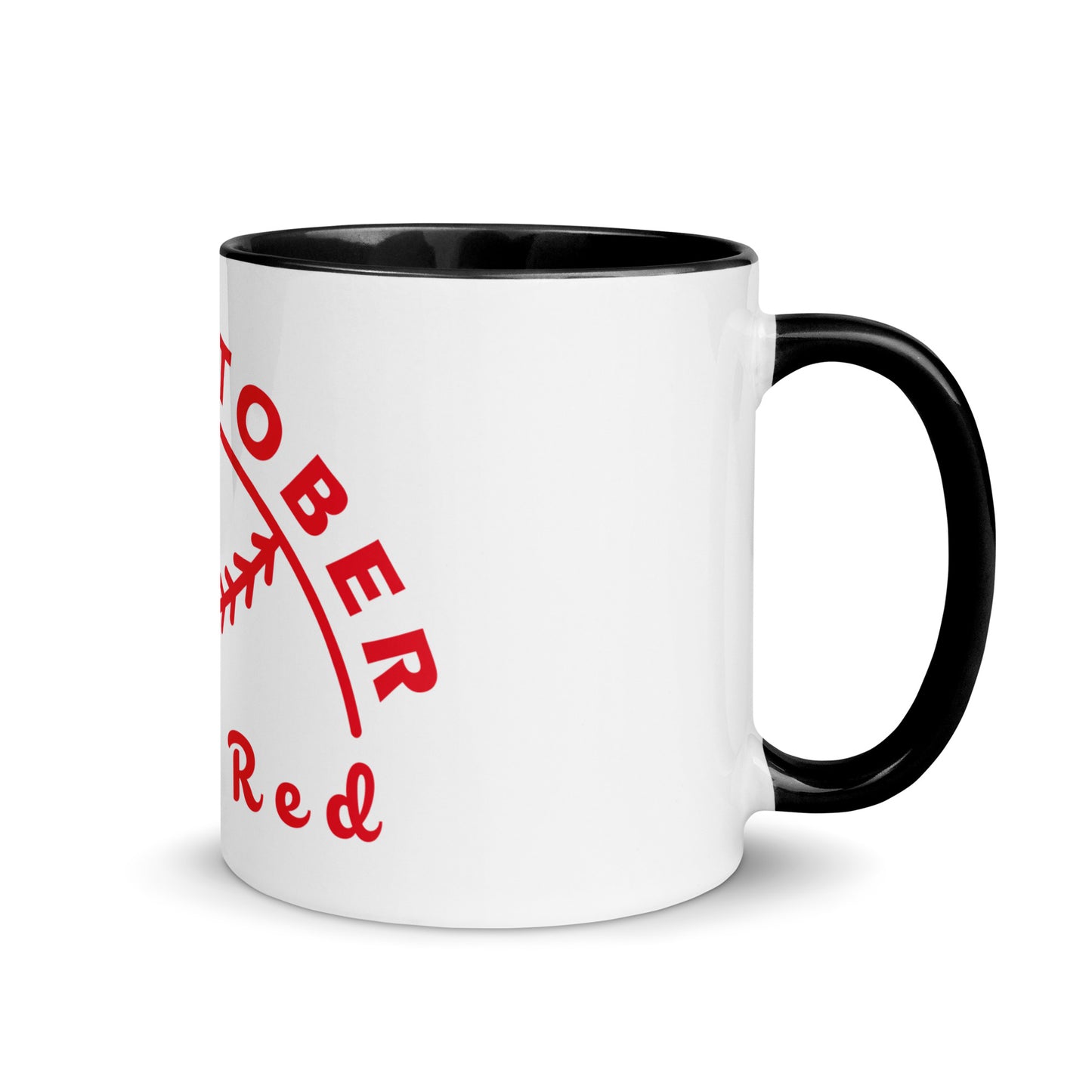 Red October Bleed Red Mug with Color Inside