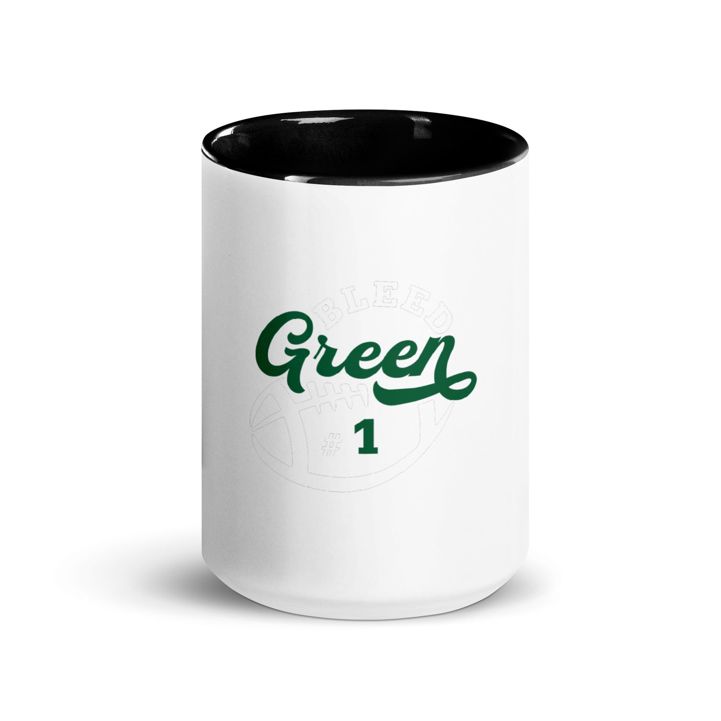 Bleed Green #1 Mug with Color Inside