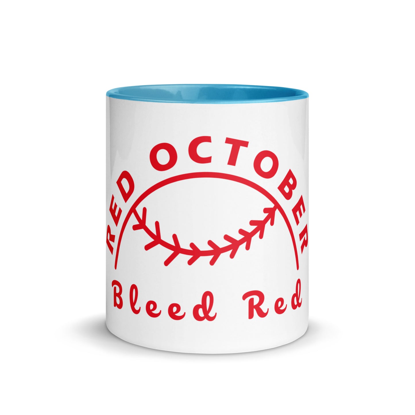 Red October Bleed Red Mug with Color Inside