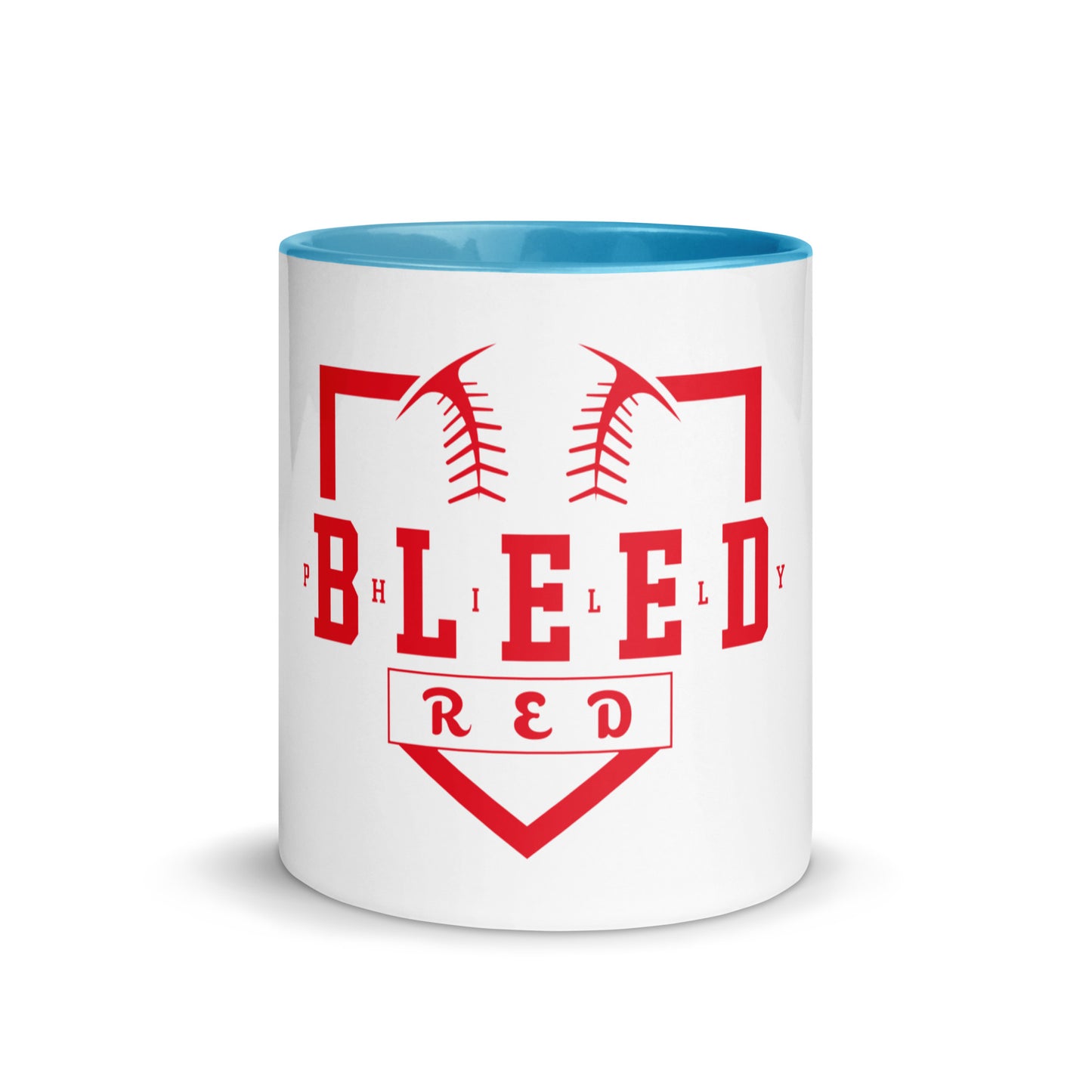 Bleed Red Mug with Color Inside