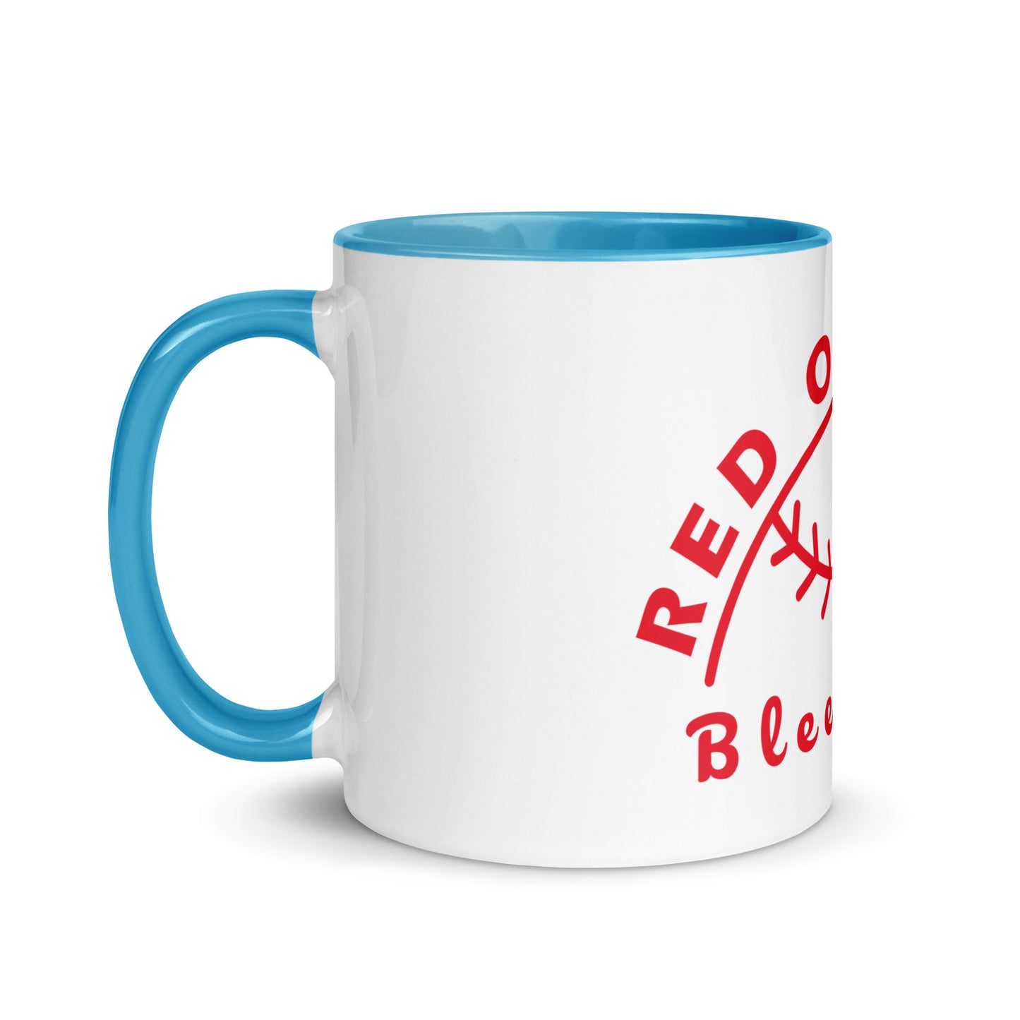 Red October Bleed Red Mug with Color Inside