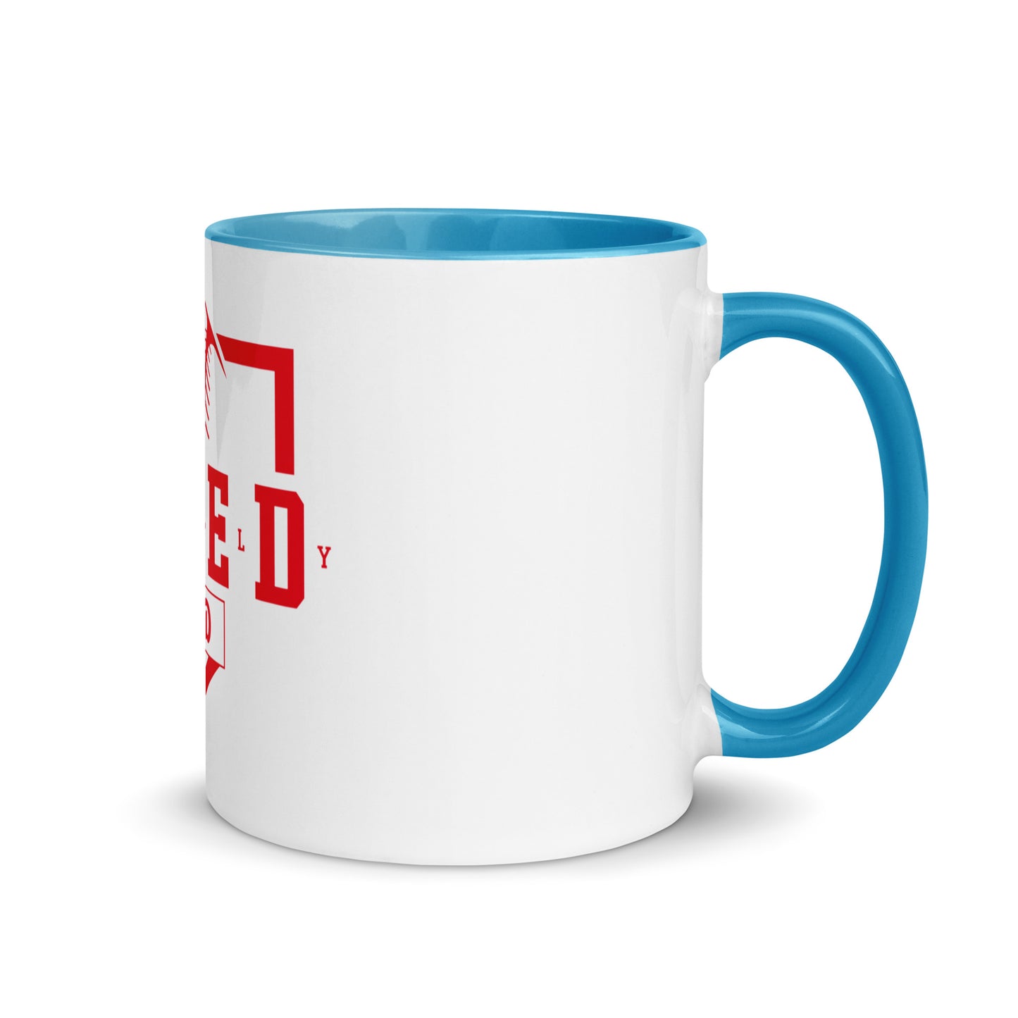 Bleed Red Mug with Color Inside