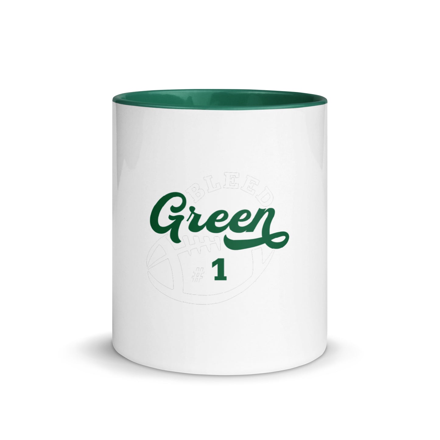 Bleed Green #1 Mug with Color Inside