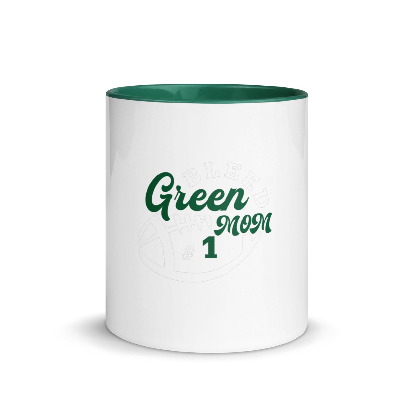 Bleed Green Mom #1 Mug with Color Inside