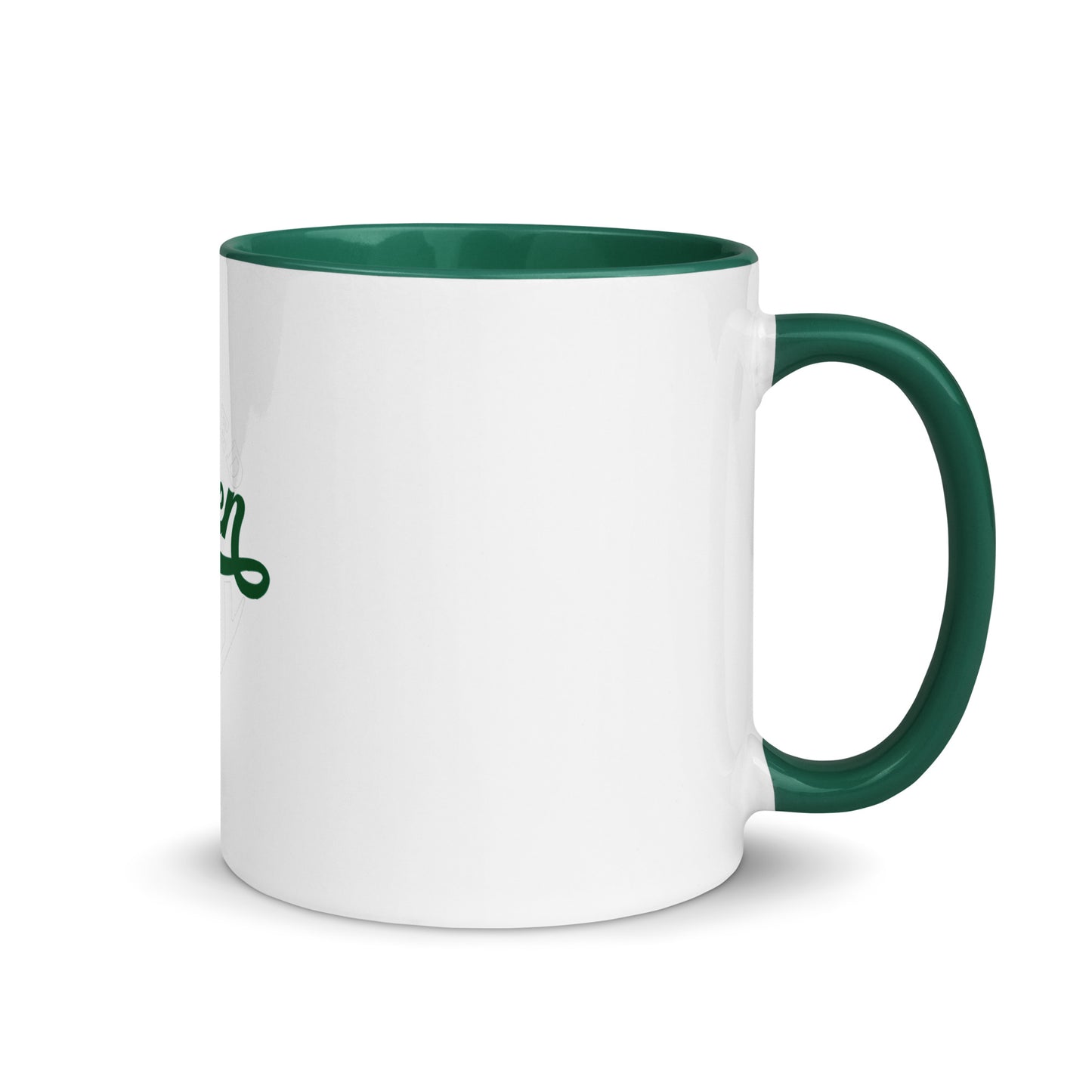 Bleed Green #1 Mug with Color Inside