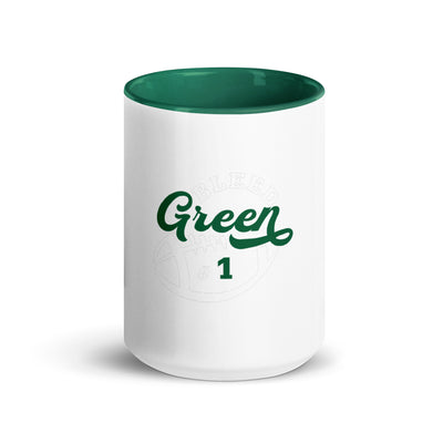 Bleed Green #1 Mug with Color Inside