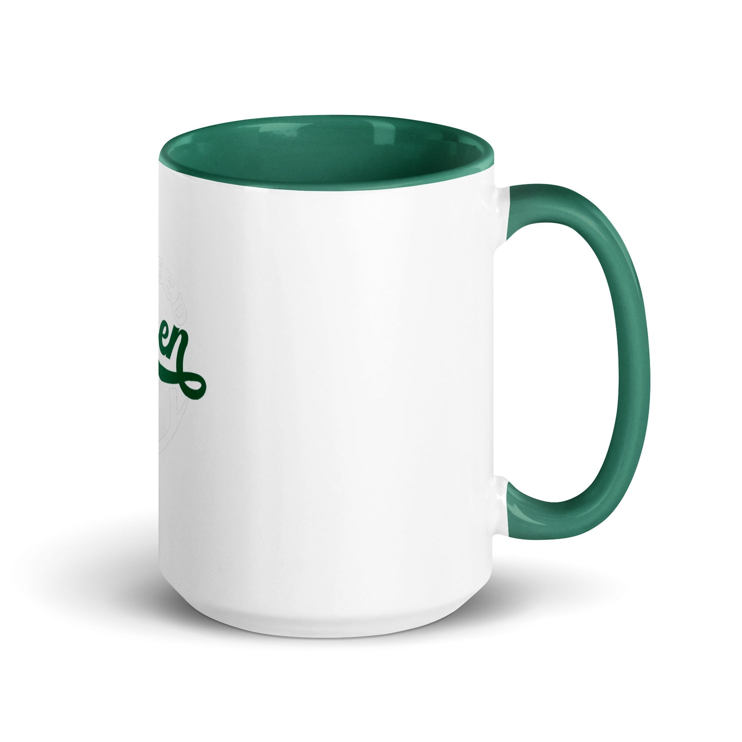 Bleed Green #1 Mug with Color Inside