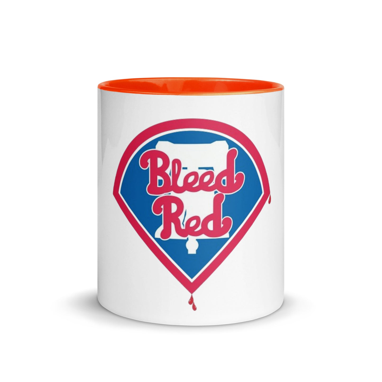 Bleed Red Mug with Color Inside