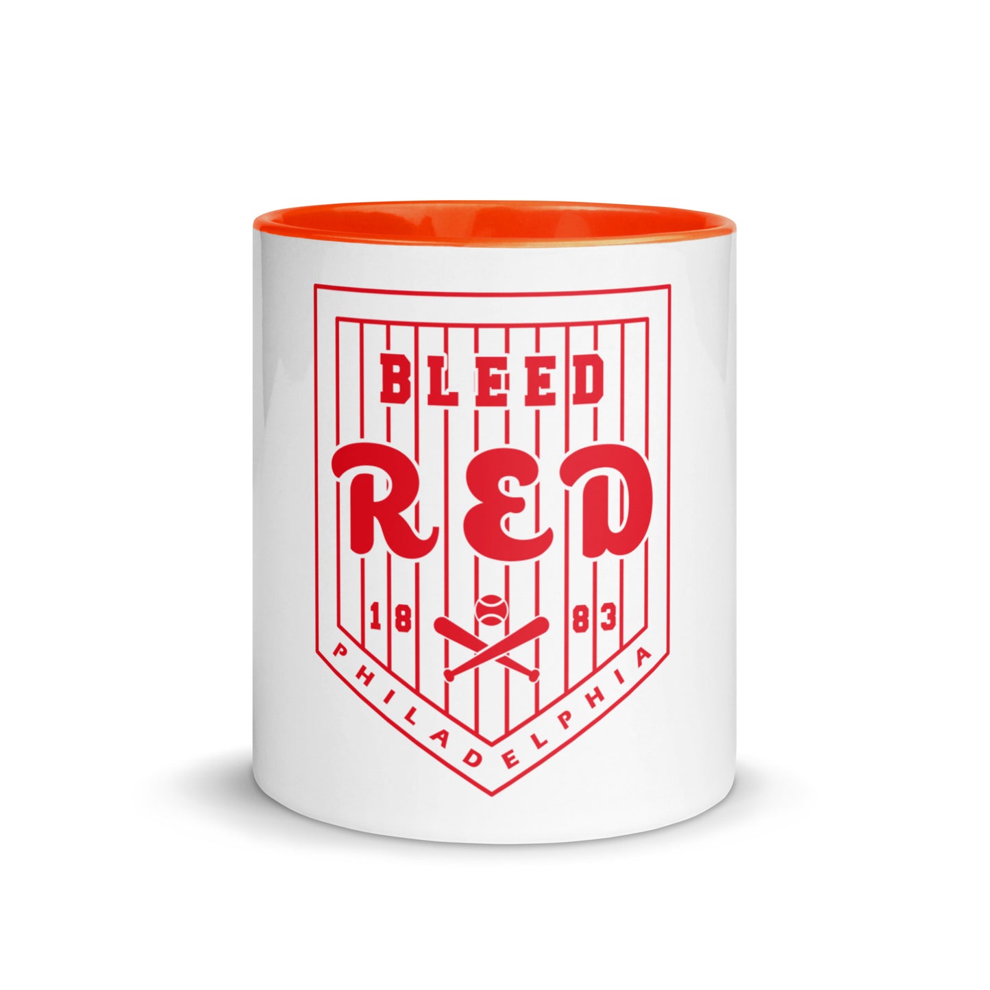 Bleed Red Mug with Color Inside